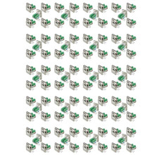 20X RJ45 Panel Mount Screw Terminal Adapter, RJ45/8P8C Panel Mount Connector,D-Type RJ45 Female Solderless Terminal