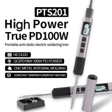 PTS201 PD 100W Soldering Iron Portable Solder Station PID Temperature Control for Electronic DIY Repair BC2