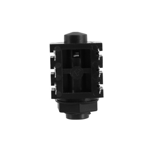 6 Pcs 1/4 Inch 6.5mm Stereo Audio PCB Panel Mount Headphone Jack Socket 6 Pin 2