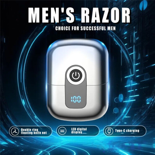 Men'S Electric Shaver  Magnetic   Portable Double   Double  Digital Display  A 1