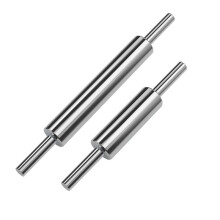 Dual Rolling Pin (17 Inches+12 Inches) -304 Stainless Steel Roll Pins for Baking Pizza Dough Pie Cookie-Dough Rolle