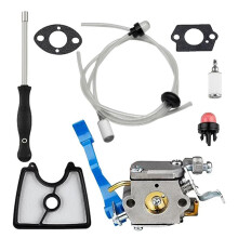 For 590460102 Carburetor Kit for 125B/125BX/125BVX Leaf Blower Accessories C1Q-W37 Carburetor Air Filter Fuel Kit