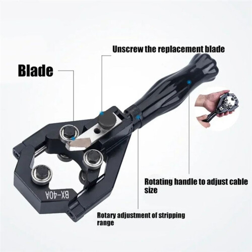 22-40mm Multifunctional High Voltage Cable and Insulation Stripping Stripping Crimping Pliers Plier Crimper Cable Cutter 2