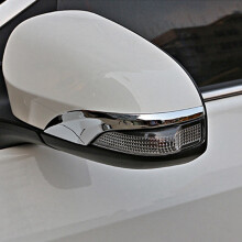 Cubiertas de Espejo de SeñAl de Lateral Cromadas ABS Adorno de Cubierta Retrovisor para Aqua Prius C 2015-2020 Accesorios de Coche