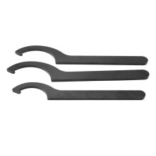 3 PeçAs Conjunto de Chave Inglesa Gancho de Ferramenta de Ajuste de Bobina C Ajustador de Choque de AçO para Bobina Absorvente sobre Kit de Chave