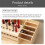 Multi-Compartment Storage Wooden Box is Suitable for Mobile Phone and Desktop Sundries Sorting and Storage Tools. 5