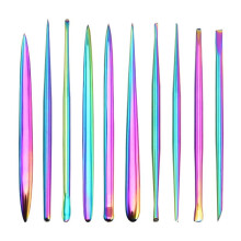 Outil de Sculpture en Argile de Poterie Douce ColoréE en Acier Inoxydable, Outil de Gaufrage en Argile, Outils de Sculpture en Argile PolymèRe DIY