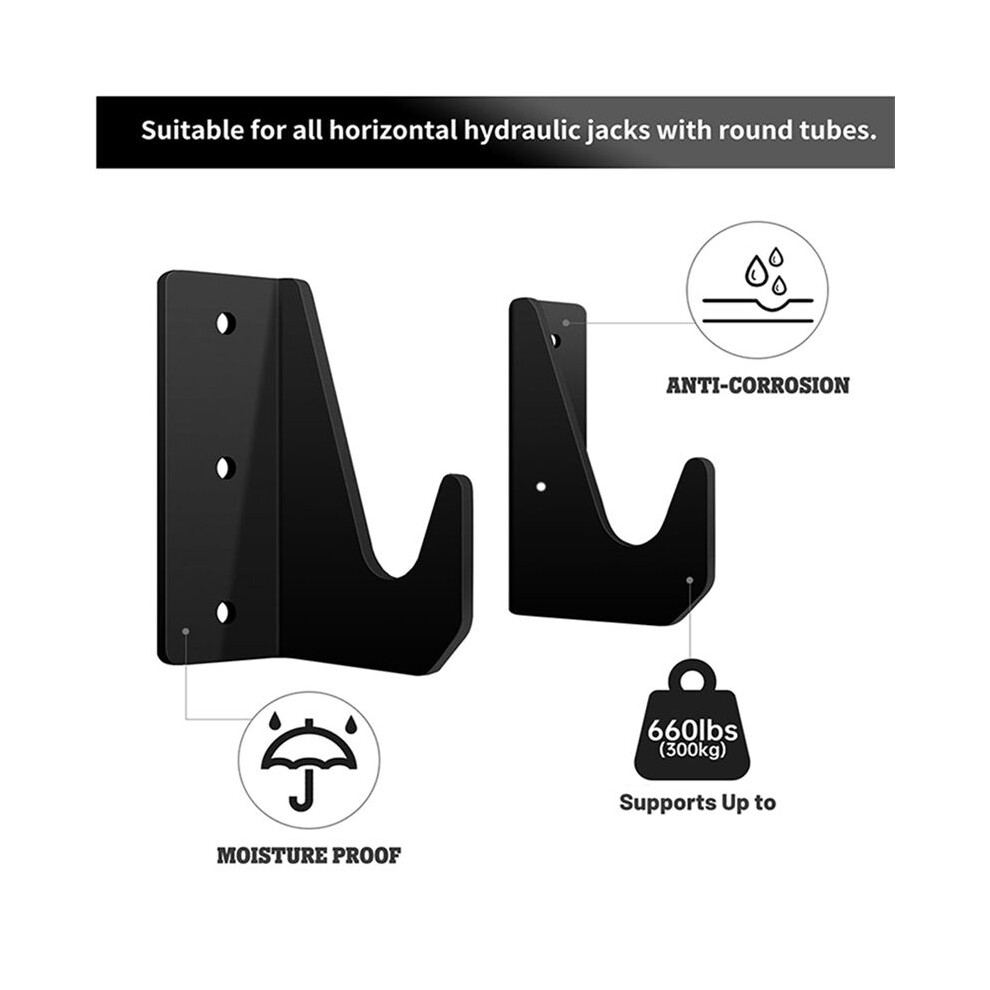 Floor Jack Stand Rack Wall Mount Organizer, Car Hydraulic Trolley Jack Stands Holder Wall Storage Rack Mount Brackets 6032533527529