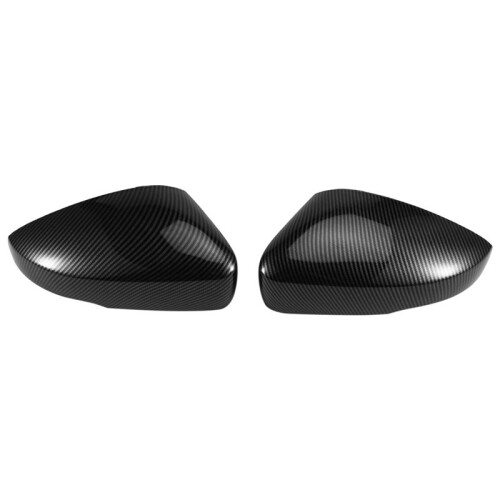 Rearview Side Mirror Cover Caps Shell Replacement for    MK5 5 6R 6C 2009-2017 Carbon Fiber Pattern