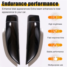 Car Dynamic Rearview Mirror Lamp Turn Signal Lights LED Indicator Lights Bicolor Light for  Avalon Camry