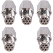 5PCS for Exhaust Manifold Modification Automotive O2 Oxygen Sensor Extension Adapter M18X1.5 Pipe Fitting Connector