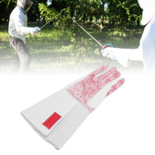 Leather Fencing Glove Plastic Dot Protective