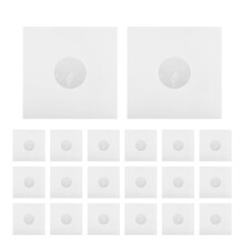 20 Pieces 12Inch LP Record Cover Resealable Outer Sleeves Paper Bag Vinyl Record Storage Bags