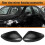 Rearview Side Mirror Cover Caps Shell Replacement for    MK5 5 6R 6C 2009-2017 Carbon Fiber Pattern 3