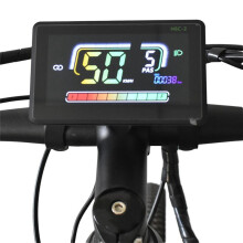 H6C-2 E-Bike  LCD Display Meter Electric Scooter Speedometer Dashboard UART for Mountain Electric Bike 6PIN