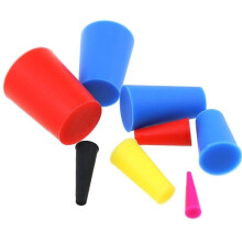 105pcs High Temperature Silicone Protection Plug Set 8 Sizes Colorful Tapered Silicone Plugs for Powder Coating