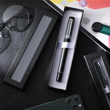 16 Pieces Empty Pen Gift Box Black Cardboard Case with Clear Window for Jewelry Pencil Ballpoint Fountain Pen Display