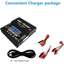 Aircraft Model B6 Charger Black IMAX B6AC V2 80W 7A Balance Charger Lithium Battery NiMH US Plug