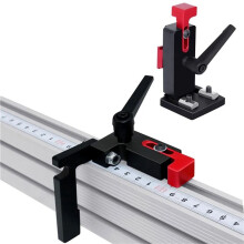 45 T-Track Fence Connector Woodworking Tool Track Miter Stop Sliding Miter Aluminium Chute Connector Gauge Rail Retainer