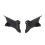 Motorcycle Accessories Fairing Windshield Windproof Screen Wind Deflector Bracket Kits for  MT-07 MT07 2025- 3