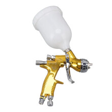 Painting Gun TE20 T110 1.3mm Nozzle Spray Gun Pro with Mixing Cup Water Based Air Spray Gun Airbrush Gold