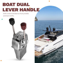 Top Mount Boat Dual Lever Handle Engine Control Marine Engine Control Boat Control Lever