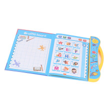 Kinder Elektronikbuch zum Lernen von Alphabet und Zahlen mit Sound, Plastikspielzeug