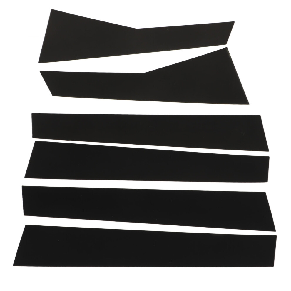Glossy 6Pcs Pillar Post Trim Fit For Crv 2012-2016 Black 8001389433788