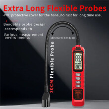 Refrigerant Leak Detector 0-1000PPM Air Conditioning HVAC Refrigerant Leak Detector CFC HFC HCFC HC HFO Tester ZL77B