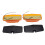 2pcs Orange Retro Front Grill Light LED  Lamp for  Truck Lorry Front Double Burner Indicator Light 1