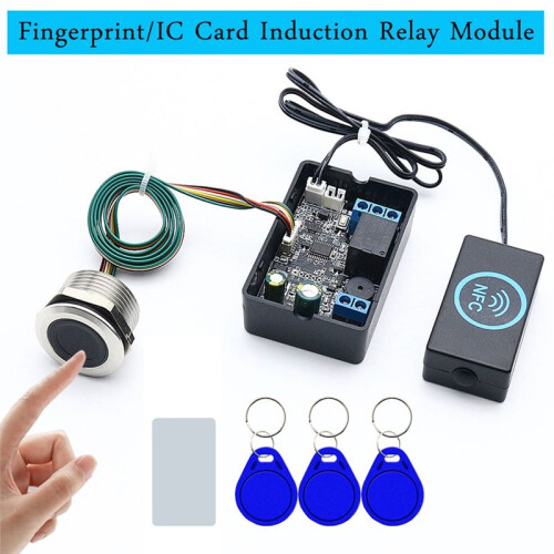 Fingerprint Access Controller NFC Electric Lock Control Relay Module IC Card Induction  S2 Fingerprint and NFC 2