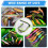 Fishing Lure Wrap Clear Lure Covers for Rod Fabric Hook Green 7