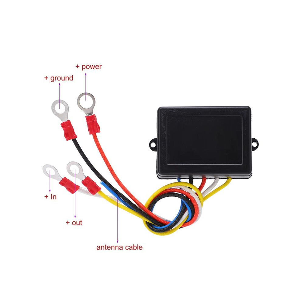 Universal Winch Wireless Remote Control Kit With Receiver 12V 24V For Truck Atv Suv 4712881139194