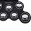 Foldable Electronic Hand Roll Drum Set 43x29cm with Silicone & Wood 10