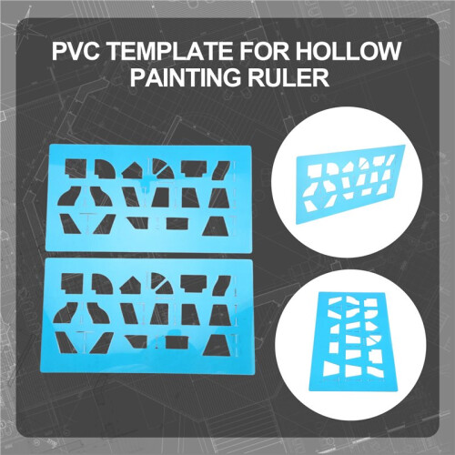 2 Pcs Sheet Metal Duct Fitting Template Reusable Stencils for Drawing  Sheet Metal Fitting 2