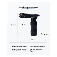 New Portable Rechargeable Pen Spray Gun Air Pump Model Handheld Coloring Tool Highada Suit Parts Accessories