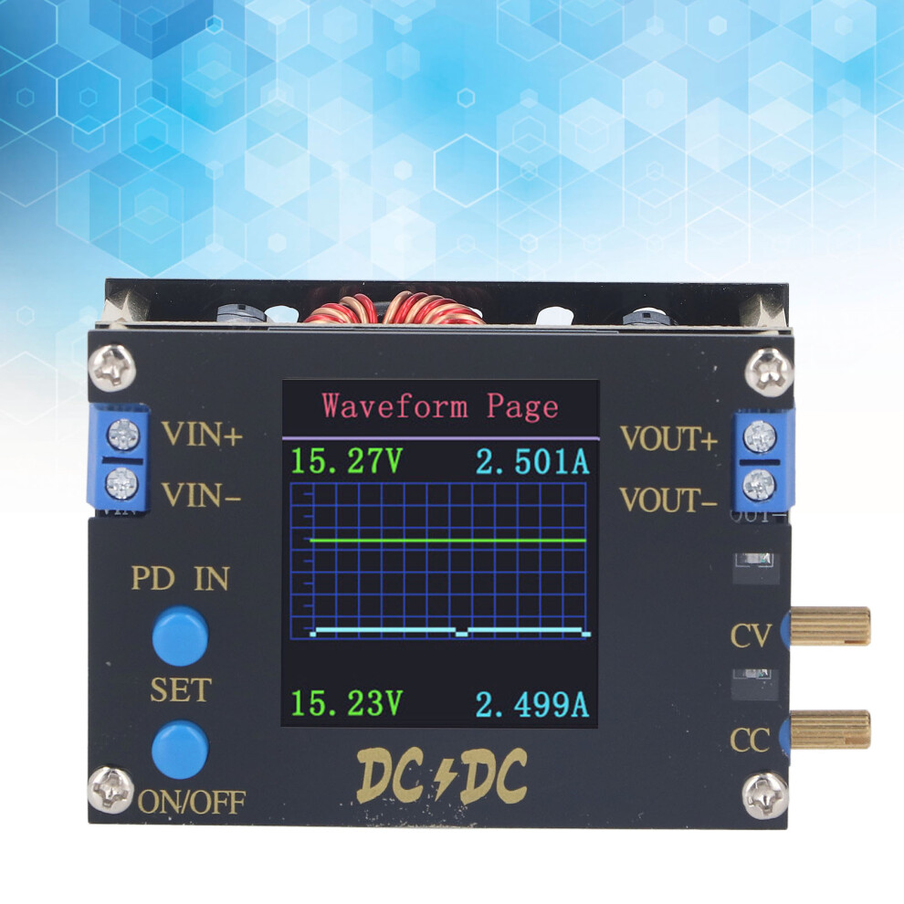 Adjustable Dc Buck Boost Converter 7-32V 4A 50W Power Supply Module 9381389434374