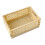 Mini Foldable Plastic Storage Basket 25.3x16.5x10cm Light Yellow 3