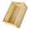 Mini Foldable Plastic Storage Basket 25.3x16.5x10cm Light Yellow 5
