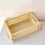 Mini Foldable Plastic Storage Basket 25.3x16.5x10cm Light Yellow 6