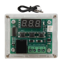W1209 Digital Thermostat Control Board RED Digital 12V, -50 to 100, Waterproof Sensor Plate with Case