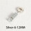 12Pcs Leather Suture Positioning Needle DIY Tool Suture Fixed Position Needle Leather Fixed Suture Needle 0-6mm 7