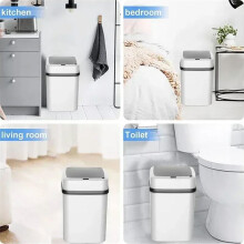 Trash Kitchen Bathroom Recycling Automatic Sensor Dustbin Electric Waste Bin Waterproof Wastebasket for 13L