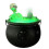 Halloween Decorations Indoor, Maker Halloween Witches Cauldron Black Plastic Cauldron with for Decor 2