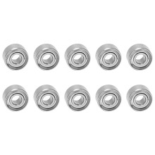 10 StÜCke Miniatur Versiegelt Metall Geschirmt Metrische Radial Kugel Lager Modell: MR52-ZZ 2x5x2.5Mm
