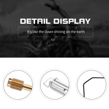 for GPZ400R ZX400 GPZ400 GPZ ZX 400 R Motorcycle Carburetor Repair Kit Floating Needle Gasket Air Screw Diaphragm