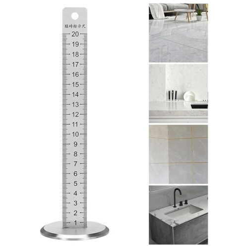 Equal Height Ruler Positioning Horizontal Ruler Metal Ceramic Tile Tool Lay Floor Tile Tool for Bricklayer 2