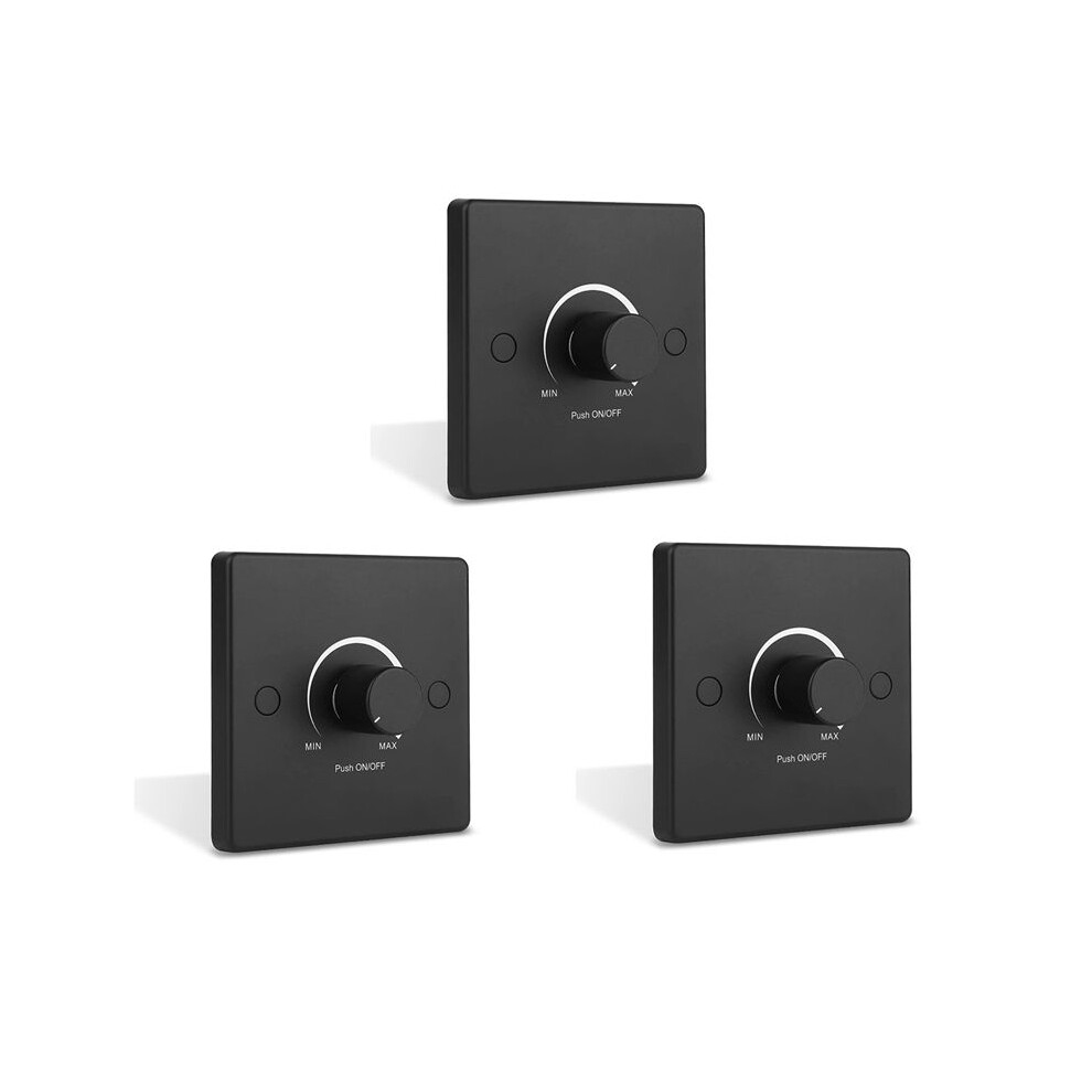 3X Rv Light Dimmer Light Control Panel 12-24V 5A Universal Pwm Dimmer Low Voltage Dimmer 6031598860206