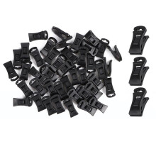 60-Pack Sock Clips for Laundry, Portable Sock Holders with Hooks for Washing Machine and Dryer