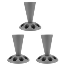 3X A-Piping Bag Stand, Piping Bag Holder with 8 Slots Nozzles, Plastic Pastry Bag Stand for Cake Decorating Kit